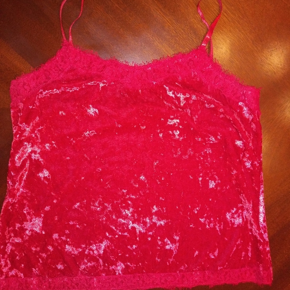 No boundaries Lace Velvet top r - Picture 3 of 4